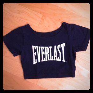 💚 3/$5 EVERLAST Logo Crop Top T-shirt